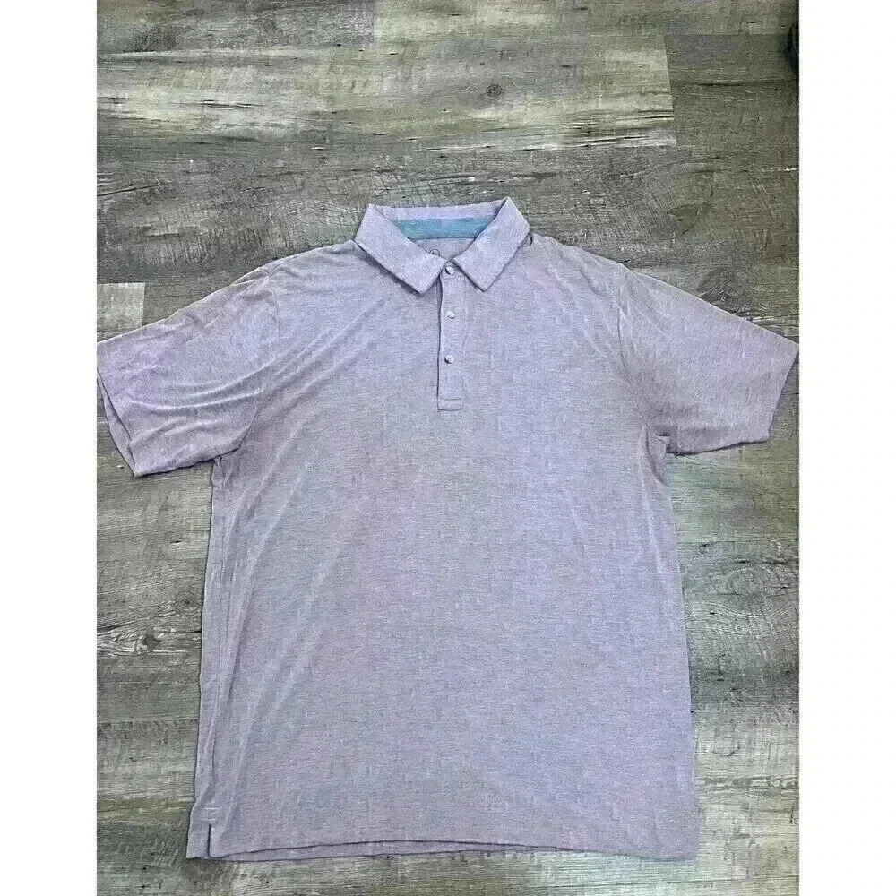 Free Fly Men's Polo Red L Performance Bamboo Golf Stretch Outdoor
